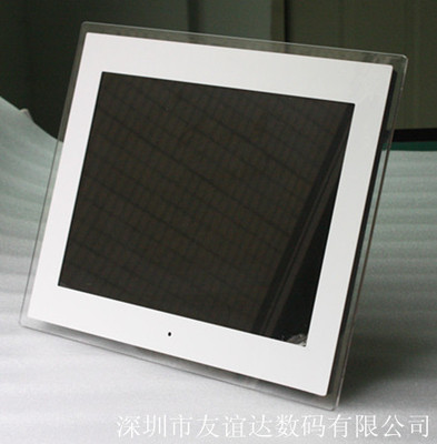 工厂特价17寸亚克力黑色电子数码相框批发 高品质礼品之选